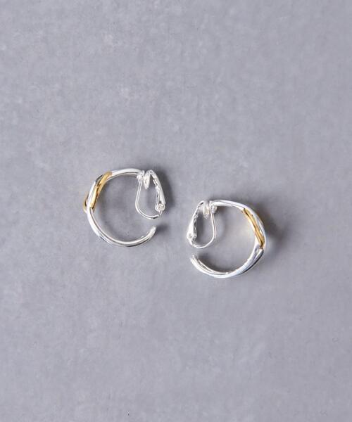 PHILIPPE AUDIBERT（フィリップ オーディベール）の「別注＜PHILIPPE AUDIBERT（フィリップ オーディベール）＞ELINA イヤリング †（イヤリング・レディース・シルバー・FREE）」の5枚目の写真