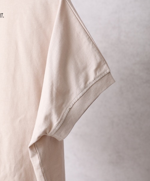 ap retro(アプレトロ)の「バックロゴモックネックフレンチスリーブTEE【ZOZO限定アイテム】(Tシャツ/カットソー・レディース・チャコールグレー/ライトブルー/ブラック/ベージュ/カーキ/アイボリー/ブルーグリーン/ライトベージュ・FREE)」の17枚目の写真