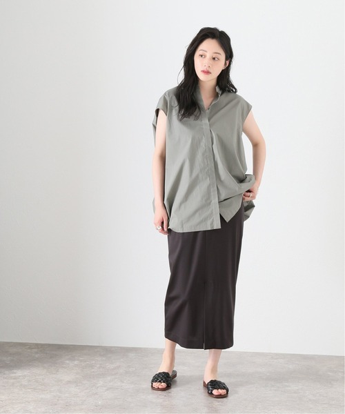 journal standard L'essage（ジャーナルスタンダードレサージュ）の「ポンチタイトスカート◆（スカート・レディース・チャコールグレー/ブルー系その他・38/36）」の18枚目の写真