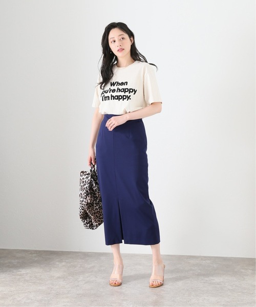 journal standard L'essage（ジャーナルスタンダードレサージュ）の「ポンチタイトスカート◆（スカート・レディース・チャコールグレー/ブルー系その他・38/36）」の8枚目の写真