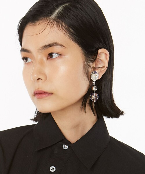 ANEVER（アンエバー）の「【平手友梨奈さん着用】OVAL 2WAY DROPPED イヤリング（イヤリング・レディース・シルバー系/ゴールド系・F）」の11枚目の写真