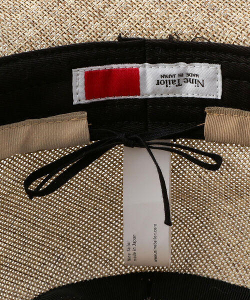 Nine Tailor（ナインテイラー）の「【Nine Tailor/ナインテーラー】Myrtle Hat #N-628（ハット・メンズ・ベージュ/ブラック・FREE）」の4枚目の写真