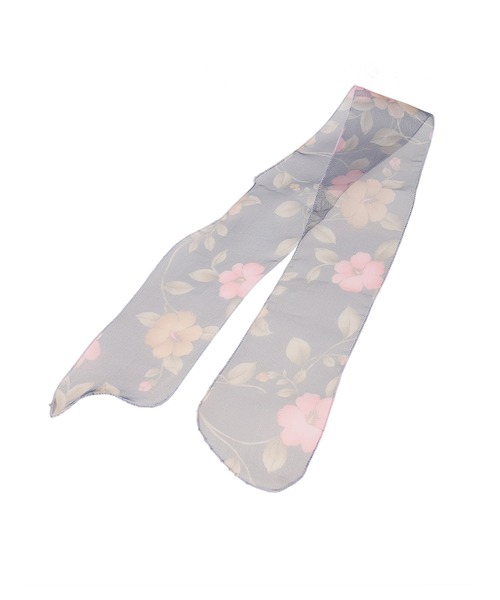 fifth（フィフス）の「オーガンジーフラワースカーフ（バンダナ/スカーフ・レディース・ベージュ/ネイビー・FREE）」の5枚目の写真