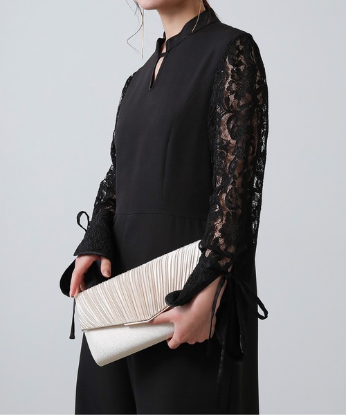 Kana（カナ）の「クラッチ＆ショルダー パーティーバッグ 結婚式 お呼ばれ オケージョン（ショルダーバッグ・レディース・ブラック/ベージュ/シルバー・フリー）」の10枚目の写真