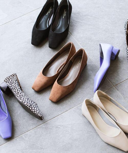 green label relaxing（グリーンレーベルリラクシング）の「スクエア プレーン パンプス(3cmヒール) -撥水-（パンプス・レディース・ブラック/ベージュ/パープル/モカ/その他1・22cm/22.5cm/23cm/23.5cm/24cm/24.5cm/25cm）」の13枚目の写真