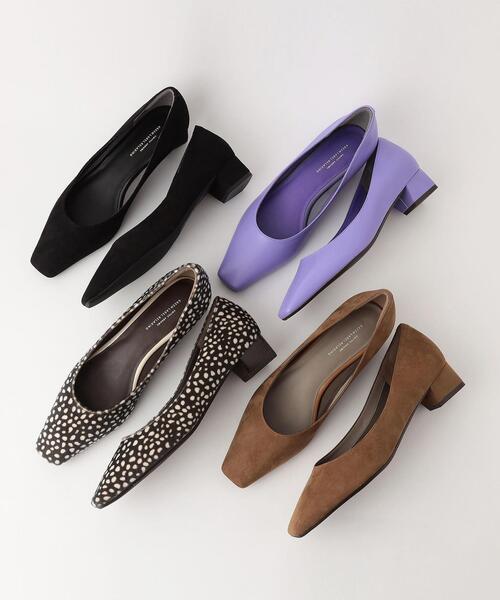 green label relaxing（グリーンレーベルリラクシング）の「スクエア プレーン パンプス(3cmヒール) -撥水-（パンプス・レディース・ブラック/ベージュ/パープル/モカ/その他1・22cm/22.5cm/23cm/23.5cm/24cm/24.5cm/25cm）」の16枚目の写真