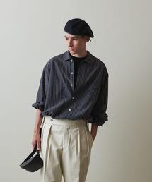 Steven Alan | ＜Steven Alan＞ T/C CHECK TRIPLE-STICH CAMP COLLAR SHIRT/シャツ(シャツ/ブラウス)