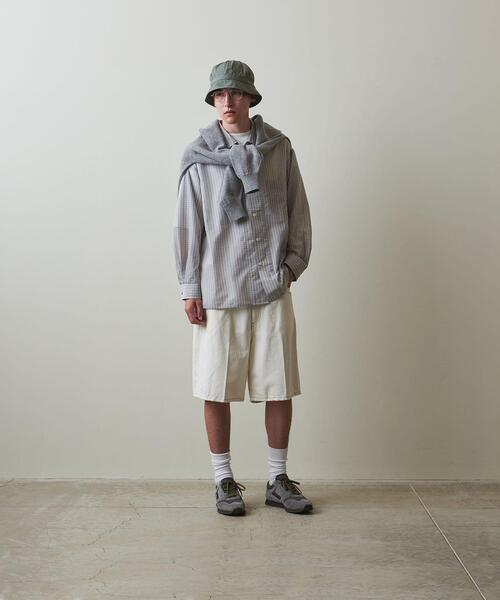 Steven Alan（スティーブンアラン）の「＜Steven Alan＞ T/C CHECK TRIPLE-STICH CAMP COLLAR SHIRT/シャツ（シャツ/ブラウス・メンズ・グレー/ダークグレー・S/M/L/XL）」の13枚目の写真