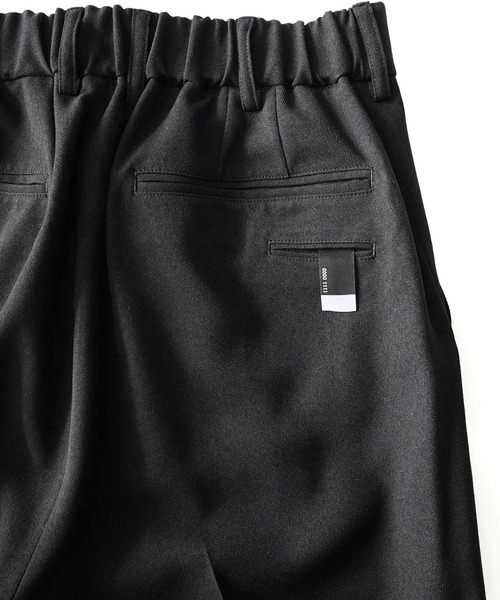 SHAREEF（シャリーフ）の「EASY SLACKS（スラックス・メンズ・ブラック/パープル/ホワイト系その他/グリーン系その他/モカ・1/2/3）」の9枚目の写真