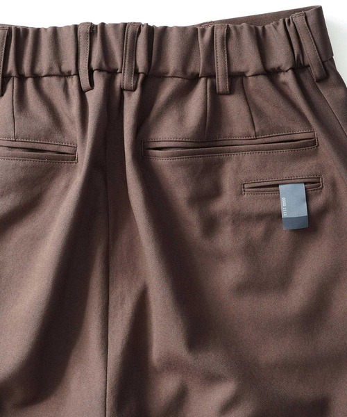 SHAREEF（シャリーフ）の「EASY SLACKS（スラックス・メンズ・ブラック/パープル/ホワイト系その他/グリーン系その他/モカ・1/2/3）」の14枚目の写真