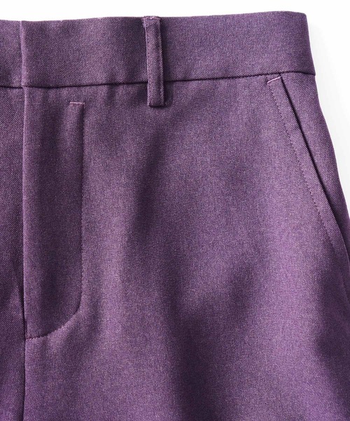 SHAREEF（シャリーフ）の「EASY SLACKS（スラックス・メンズ・ブラック/パープル/ホワイト系その他/グリーン系その他/モカ・1/2/3）」の22枚目の写真