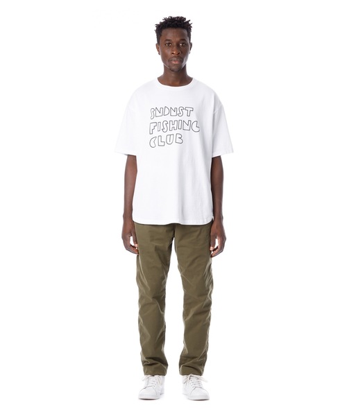Sandinista(サンディニスタ)の「Fishing Club Tee / 釣りクラブTシャツ(Tシャツ/カットソー・メンズ・ホワイト/ブラック/サンドベージュ/グリーン系その他・SMALL/MEDIUM/LARGE)」の10枚目の写真