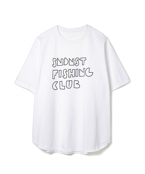 Sandinista(サンディニスタ)の「Fishing Club Tee / 釣りクラブTシャツ(Tシャツ/カットソー・メンズ・ホワイト/ブラック/サンドベージュ/グリーン系その他・SMALL/MEDIUM/LARGE)」の8枚目の写真