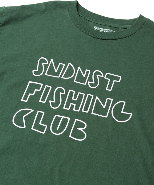 Sandinista(サンディニスタ)の「Fishing Club Tee / 釣りクラブTシャツ(Tシャツ/カットソー・メンズ・ホワイト/ブラック/サンドベージュ/グリーン系その他・SMALL/MEDIUM/LARGE)」の18枚目の写真