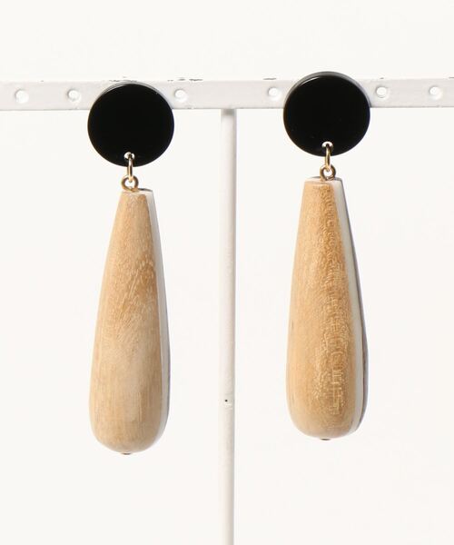 Tr ウッドコンビピアス ピアス 両耳用 Collex コレックス のファッション アクセサリー ピアス 両耳用 セール