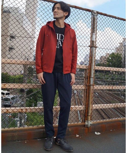 HIDEAWAYS NICOLE(ハイダウェイニコル)の「市松ジャカードポンチパンツ(その他パンツ・メンズ・ホワイト×ブラック/チャコールグレー×ブラック/ネイビー系・SMALL/MEDIUM/LARGE/X-LARGE)」の6枚目の写真