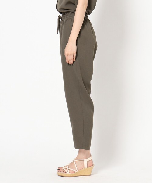 THE SHOP TK (ザ ショップ ティーケー )の「◆【イージーケア】麻調ジョグパンツ(その他パンツ・レディース・ブラック/カーキ/イエロー/グリーン・12/13)」の7枚目の写真
