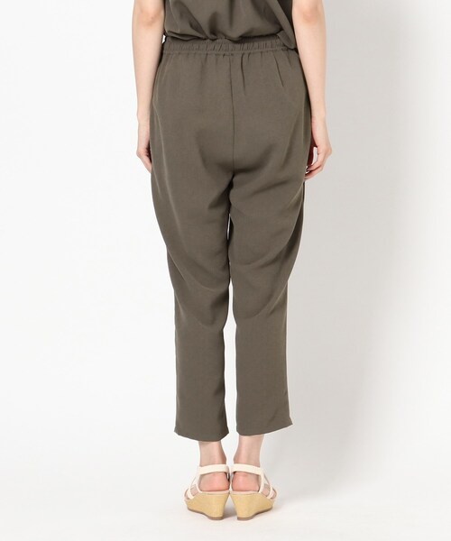 THE SHOP TK (ザ ショップ ティーケー )の「◆【イージーケア】麻調ジョグパンツ(その他パンツ・レディース・ブラック/カーキ/イエロー/グリーン・12/13)」の16枚目の写真