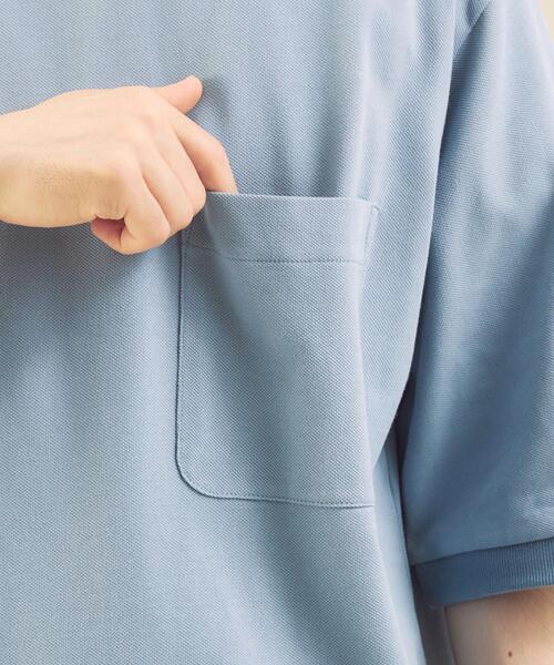 green label relaxing by 風早ゆうた(グリーンレーベルリラクシングバイカゼハヤユウタ)の「<風早ゆうた(WEARISTA)×green label relaxing>カノコ 5分袖 オーバー Tシャツ カットソー(Tシャツ/カットソー・メンズ・ライトブルー/ブラック/オリーブ・MEDIUM/LARGE)」の20枚目の写真