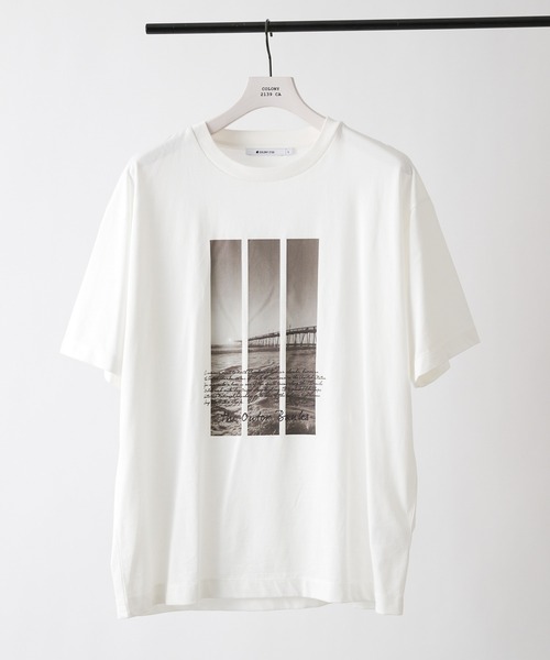 COLONY 2139（コロニートゥーワンスリーナイン）の「2139T(Summer-Resort)/ビッグシルエットTシャツ(ユニセックス対応)（Tシャツ/カットソー・メンズ・ブラック/ブラック系その他2/ブルー系その他4/ホワイト/サックスブルー/ホワイト系その他/ブルー系その他/その他35/ホワイト系その他2・LARGE/MEDIUM）」の4枚目の写真