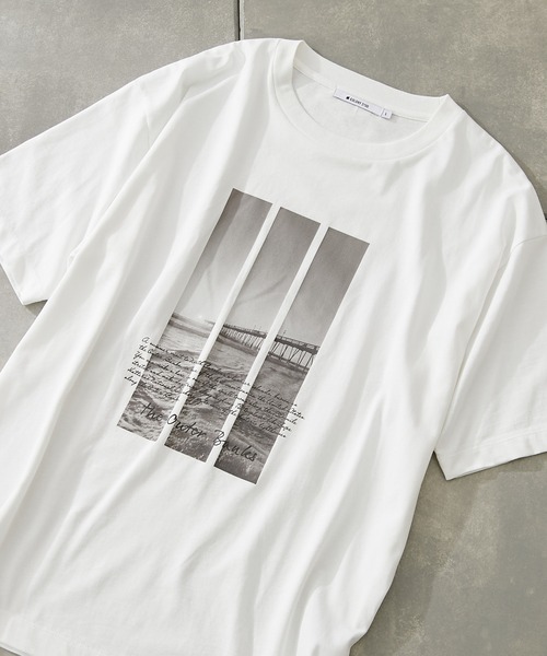 COLONY 2139（コロニートゥーワンスリーナイン）の「2139T(Summer-Resort)/ビッグシルエットTシャツ(ユニセックス対応)（Tシャツ/カットソー・メンズ・ブラック/ブラック系その他2/ブルー系その他4/ホワイト/サックスブルー/ホワイト系その他/ブルー系その他/その他35/ホワイト系その他2・LARGE/MEDIUM）」の21枚目の写真