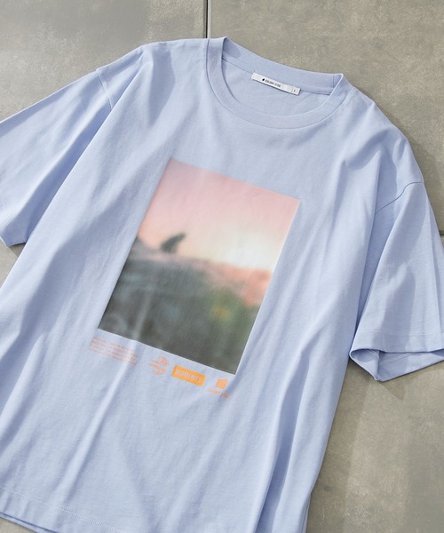 COLONY 2139（コロニートゥーワンスリーナイン）の「2139T(Summer-Resort)/ビッグシルエットTシャツ(ユニセックス対応)（Tシャツ/カットソー・メンズ・ブラック/ブラック系その他2/ブルー系その他4/ホワイト/サックスブルー/ホワイト系その他/ブルー系その他/その他35/ホワイト系その他2・LARGE/MEDIUM）」の14枚目の写真