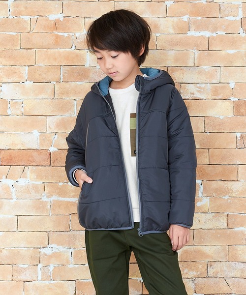 KRIFF MAYER Kid's Collection（クリフメイヤーキッズコレクション）の「ふわかるポケクルー（スウェット・キッズ・チャコール/カーキ/ベージュ/オフホワイト・160/130/140/150/170/120）」の7枚目の写真