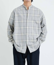 ADAM ET ROPE' | ビッグシルエット バンドカラーシャツ(シャツ/ブラウス)