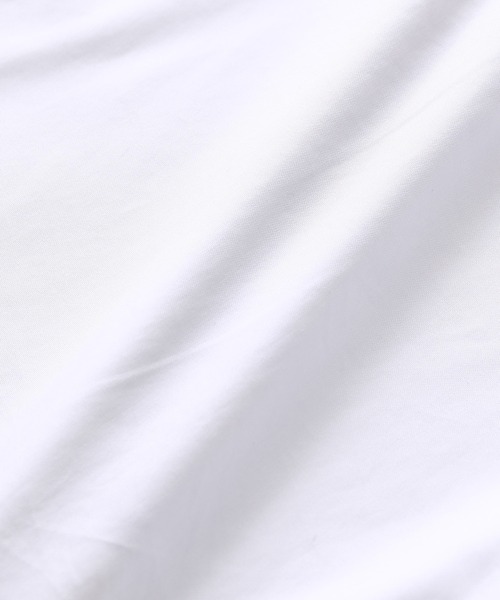 ADAM ET ROPE'(アダムエロペ)の「ビッグシルエット バンドカラーシャツ(シャツ/ブラウス・メンズ・ホワイト/チャコールグレー/ライトグレー/ブラウン系その他3・M/L)」の8枚目の写真