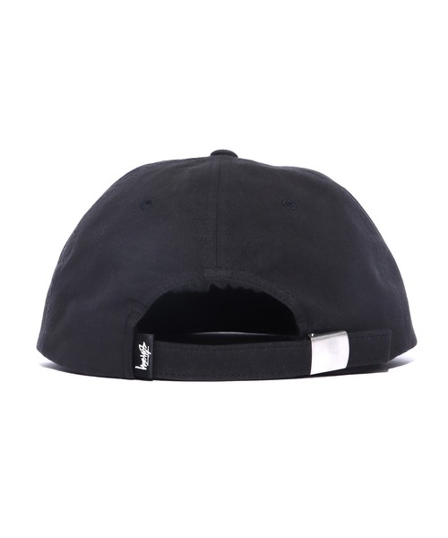 STUSSY（ステューシー）の「STUSSY/ステューシー WASHED COLLEGIATE STRAPBACK キャップ（キャップ・メンズ・ブラック・FREE）」の3枚目の写真
