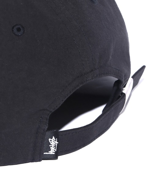 STUSSY（ステューシー）の「STUSSY/ステューシー WASHED COLLEGIATE STRAPBACK キャップ（キャップ・メンズ・ブラック・FREE）」の8枚目の写真