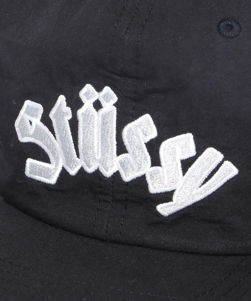STUSSY（ステューシー）の「STUSSY/ステューシー WASHED COLLEGIATE STRAPBACK キャップ（キャップ・メンズ・ブラック・FREE）」の5枚目の写真