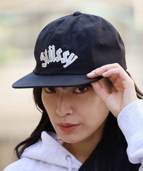 STUSSY（ステューシー）の「STUSSY/ステューシー WASHED COLLEGIATE STRAPBACK キャップ（キャップ・メンズ・ブラック・FREE）」の22枚目の写真
