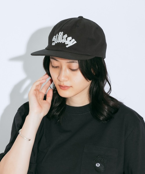 STUSSY（ステューシー）の「STUSSY/ステューシー WASHED COLLEGIATE STRAPBACK キャップ（キャップ・メンズ・ブラック・FREE）」の14枚目の写真