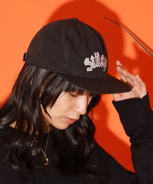 STUSSY（ステューシー）の「STUSSY/ステューシー WASHED COLLEGIATE STRAPBACK キャップ（キャップ・メンズ・ブラック・FREE）」の19枚目の写真