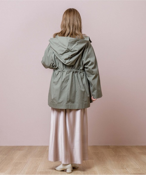 flower（フラワー）の「ショートモッズコート（モッズコート・レディース・カーキ・FREE）」の9枚目の写真