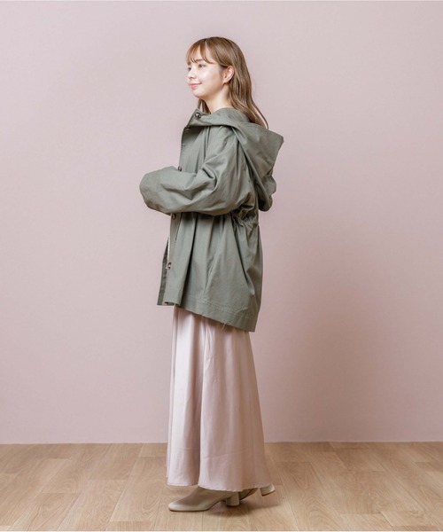 flower（フラワー）の「ショートモッズコート（モッズコート・レディース・カーキ・FREE）」の3枚目の写真