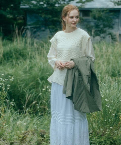 flower（フラワー）の「ショートモッズコート（モッズコート・レディース・カーキ・FREE）」の10枚目の写真