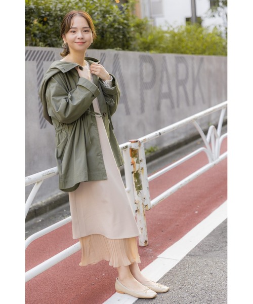 flower（フラワー）の「ショートモッズコート（モッズコート・レディース・カーキ・FREE）」の11枚目の写真