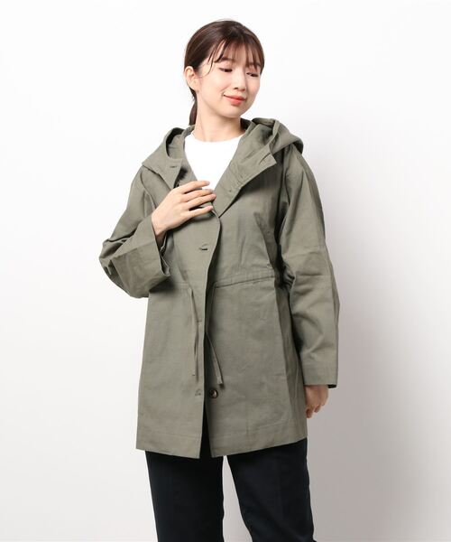 flower（フラワー）の「ショートモッズコート（モッズコート・レディース・カーキ・FREE）」の16枚目の写真