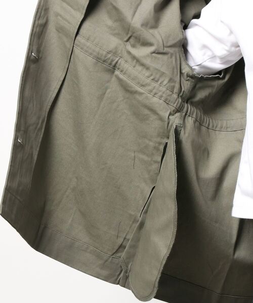 flower（フラワー）の「ショートモッズコート（モッズコート・レディース・カーキ・FREE）」の13枚目の写真