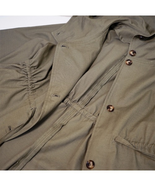 flower（フラワー）の「ショートモッズコート（モッズコート・レディース・カーキ・FREE）」の20枚目の写真