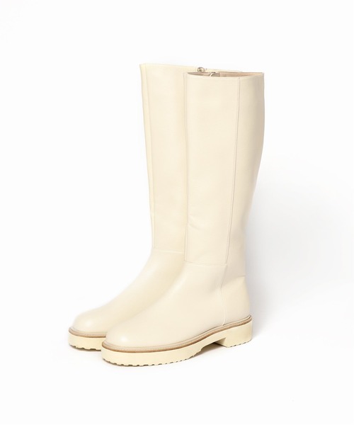 LE TALON（ルタロン）の「トラックソールロングブーツ◆（ブーツ・レディース・アイボリー/ブラック系その他・MEDIUM/LARGE/SMALL/X-LARGE）」の19枚目の写真