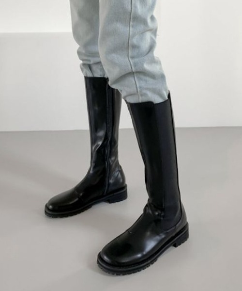 chuclla(チュクラ)の「【chuclla】【2021/AW】Long chelsea boots chs21a025(ブーツ・レディース・ブラック・38/37/36/40/39)」の4枚目の写真