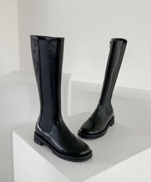 chuclla(チュクラ)の「【chuclla】【2021/AW】Long chelsea boots chs21a025(ブーツ・レディース・ブラック・38/37/36/40/39)」の5枚目の写真