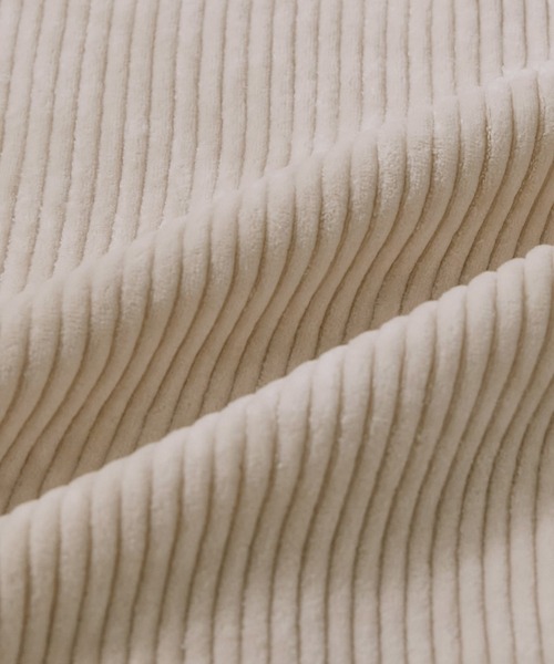 ROPE'（ロペ）の「コーデュロイジャージータイトスカート（スカート・レディース・チャコールグレー/ダークブラウン/オフホワイト・38）」の9枚目の写真