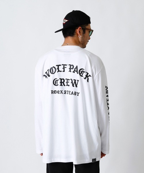 WP / ダブリューピー：BLACK LETTER3 L/Tee：WP06-T093[WAX]