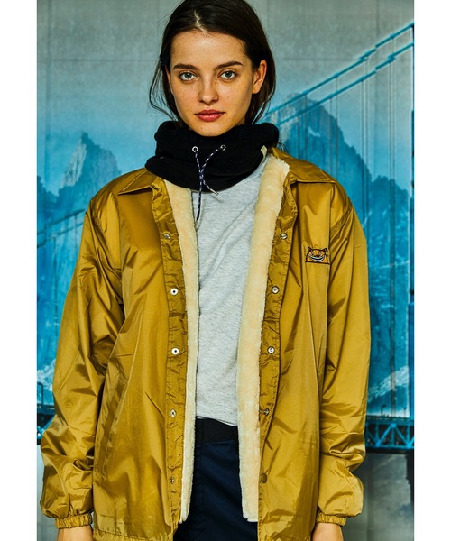 AlexanderLeeChang（アレキサンダーリーチャン）の「YOSHI47 COACH JKT（ナイロンジャケット・メンズ・ブラック/グリーン/ベージュ・1/2/3）」の6枚目の写真