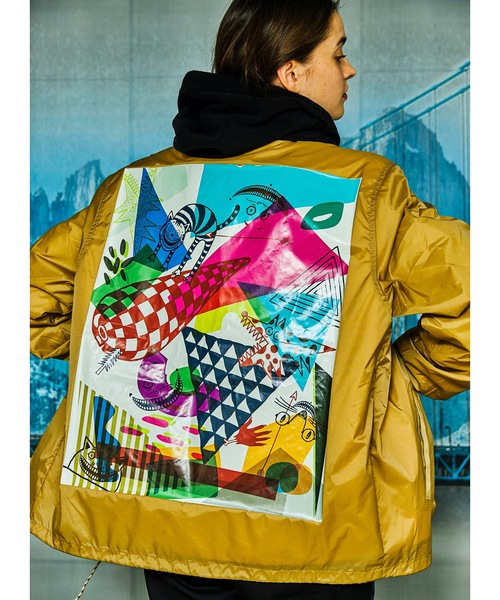 AlexanderLeeChang（アレキサンダーリーチャン）の「YOSHI47 COACH JKT（ナイロンジャケット・メンズ・ブラック/グリーン/ベージュ・1/2/3）」の7枚目の写真