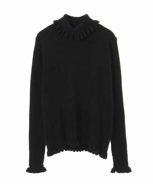 Candy Stripper（キャンディストリッパー）の「GINGHAM COLLAR RIB ニット（ニット/セーター・レディース・ブラック/オフホワイト・2）」の6枚目の写真